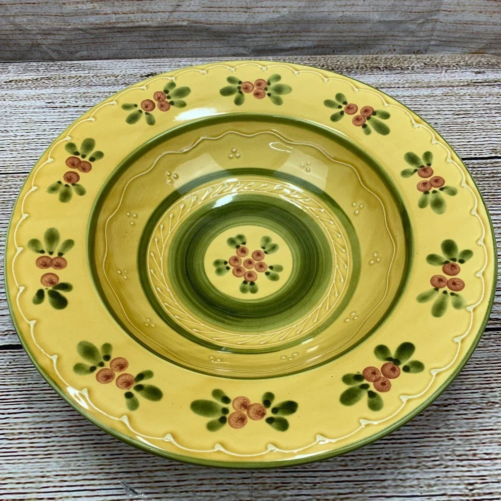 Williams Sonoma Ceramiche Toscane Hand Painted‎ Bowl Made in Italy Decor Dish